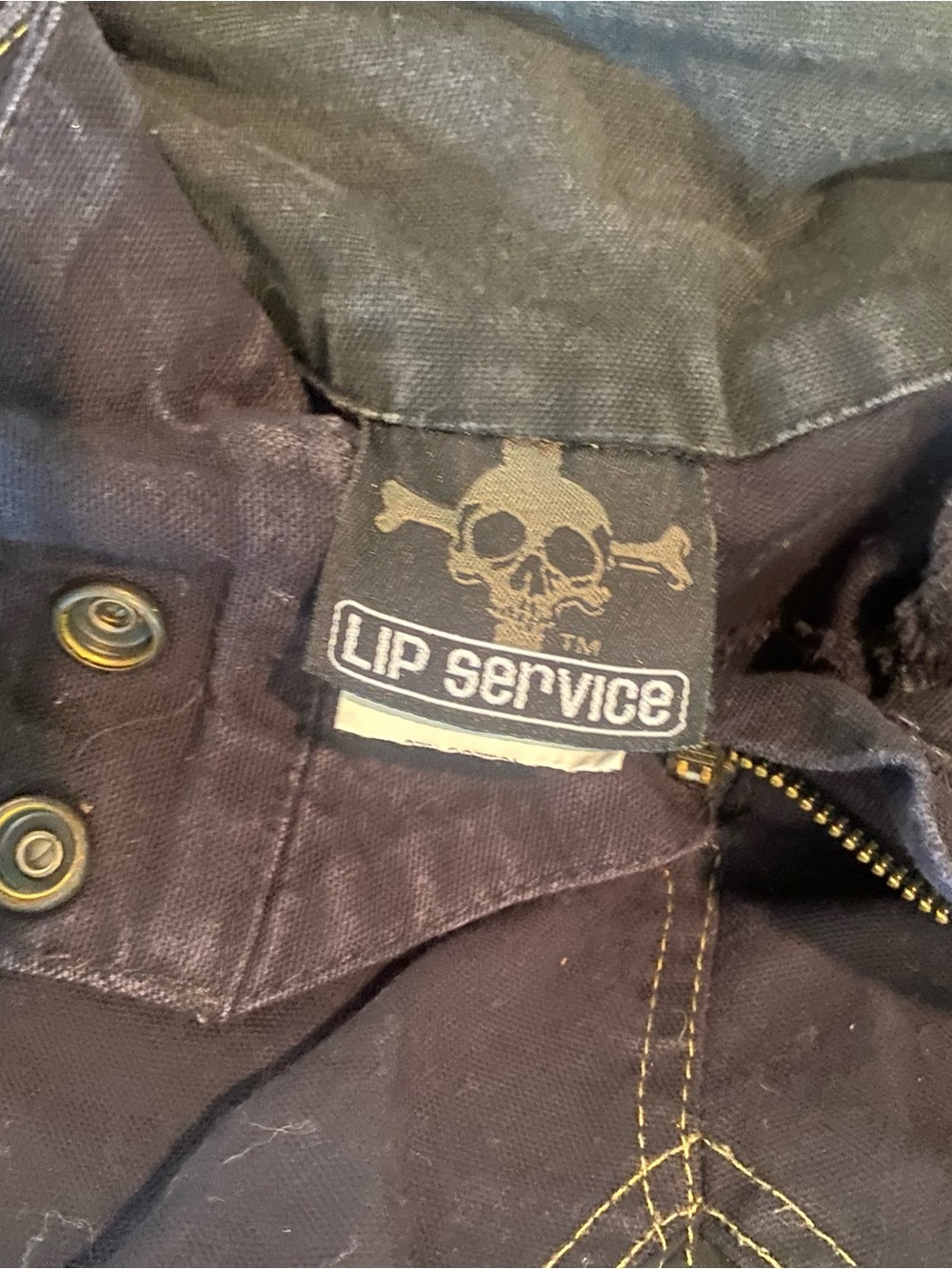 Vintage women’s M top, pants L Lip Service Motorcycle Pant and Jacket SET! - Picture 6 of 14